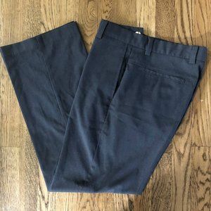 Kenneth Cole Black Suit Pants Flat Front 30/30